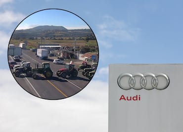 Audi suspende operaciones en Puebla por bloqueos carreteros