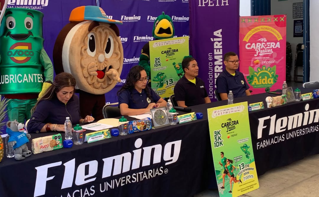 Presentan Carrera Pericos 2026 | Foto: BUAP.