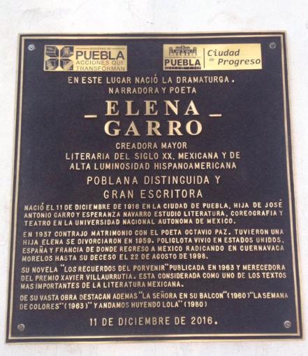 Poblanas ilustres: la vida y obra de Elena Garro