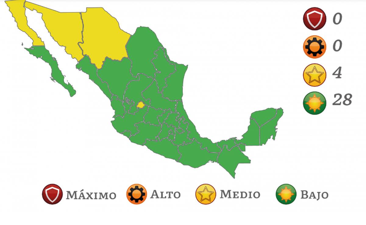 El estado de Puebla seguirá en semáforo verde