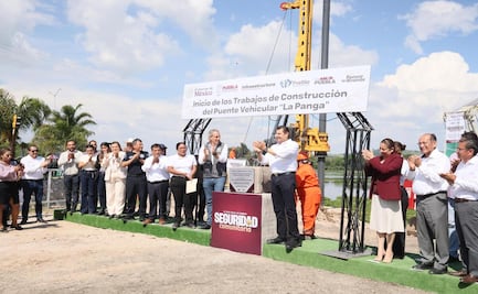 Inician obra del puente vehicular "La Panga"