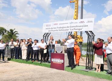 Inician obra del puente vehicular "La Panga"