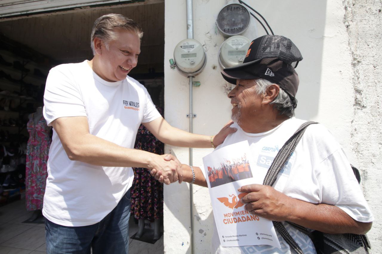 Fernando Morales promete mayor seguridad en San Salvador Chachapa