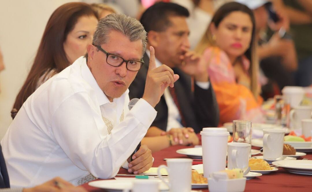 Ricardo Monreal es la primera "corcholata" que visita Puebla luego de que Morena definió el proceso de selección de candidatos | Foto: Agencia Es Imagen para El Universal Puebla