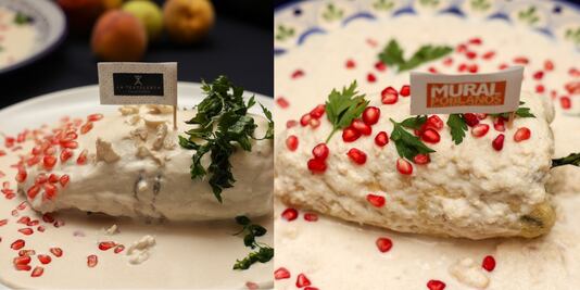 Este es el precio de los chiles en nogada en varios restaurantes de Puebla