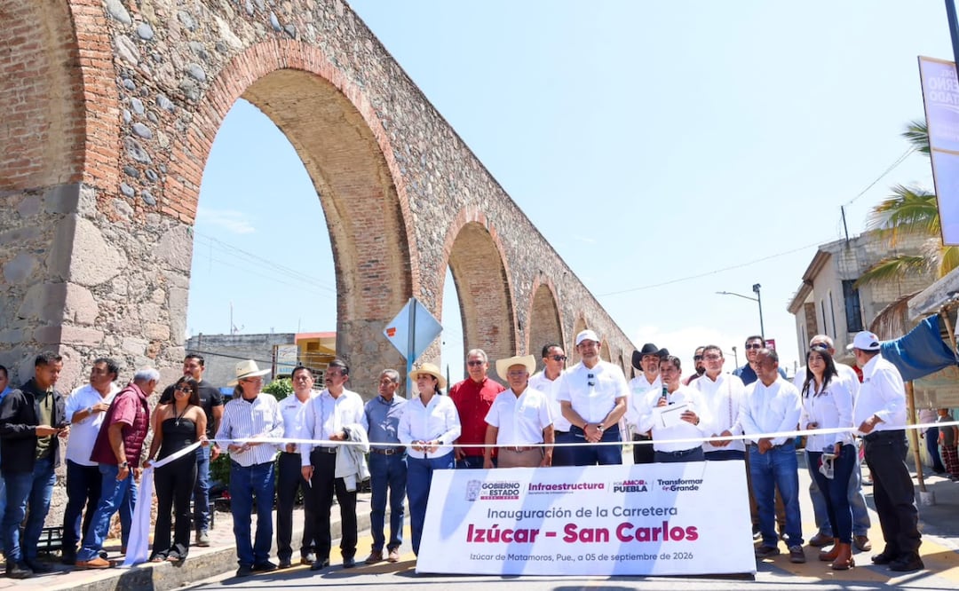Rehabilitan carretera Izúcar-Los Limones con inversión de 43 mdp en Puebla | Foto: Gobierno de Puebla.