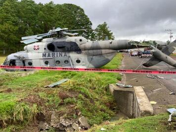 Se desploma en Hidalgo aeronave de la Marina en la que viajaba el secretario de gobierno de Veracruz