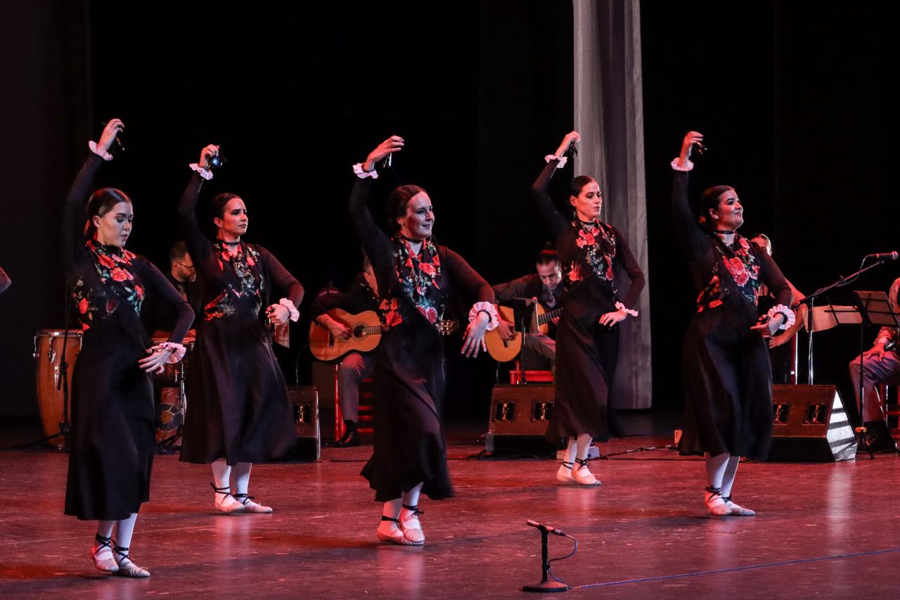 La escuela Aire Flamenco se presentó en el CCU | Foto: EsImagen