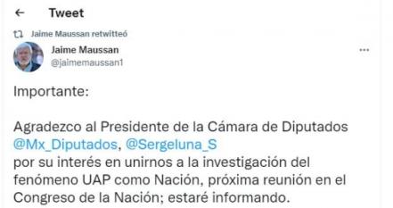 ¿Invasión extraterrestre? Jaime Maussan se reúne con el presidente de la Cámara de Diputados  