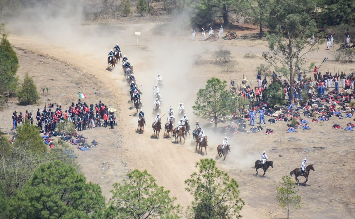 Así se vivió la representación de la Batalla de Puebla