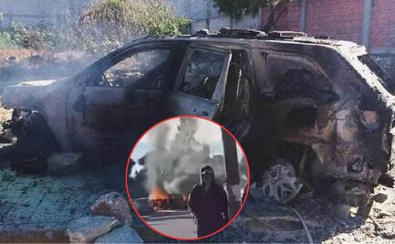 Pobladores de Palmarito en Quecholac queman vehículo y detienen a presuntos asaltantes