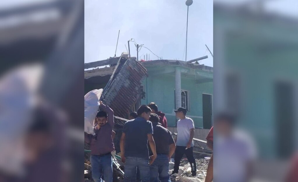 Este domingo se presentó una segunda explosión de pirotecnia en Xiutetelco | Fotos PC Estatal