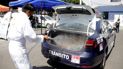 SANITIZACIÓN DE VEHÍCULOS EN PUEBLA