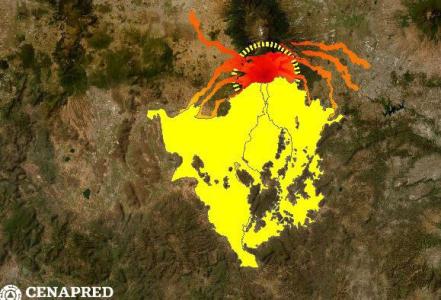 ¿Qué municipios resultarían afectados por una avalancha en el Popocatépetl? 
