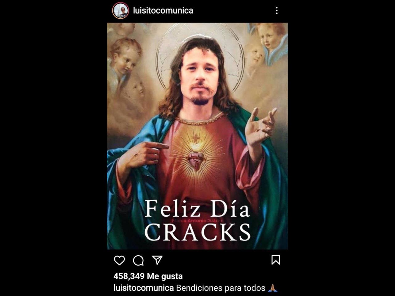 Foto: Instagram @luisitocomunica