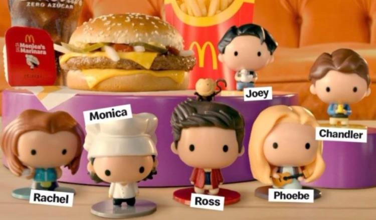 De acuerdo con videos promocionales de la empresa en España, la “Friends Box” no solo incluye los alimentos y bebidas del menú infantil, sino que también viene con una figura coleccionable de uno de los seis personajes principales. 

Foto: Producción El Universal Puebla
