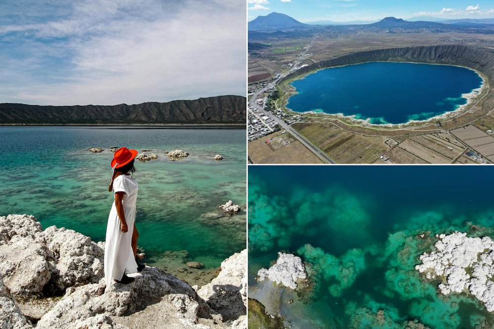 La Laguna de Alchichica destaca por el intenso color turquesa de sus aguas | Foto: Pexels / EsImagen