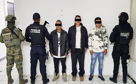 SSP, SSC y Marina detienen a tres hombres involucrados en homicidio ocurrido en Amozoc