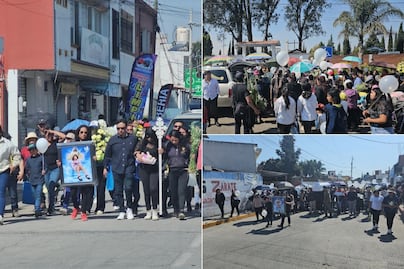 Con globos blancos despiden a Génesis, niña asesinada en Cuautlancingo