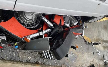 Motociclista proyectado por carambola desde 15 metros de altura está en coma inducido