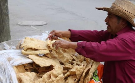 Chicharrones en Chiautempan