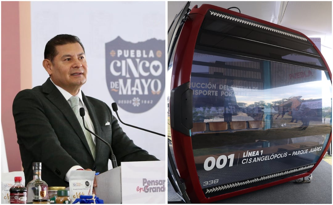 Construcción de Cablebús no implica tala de árboles: Armenta | Foto: Gobierno de Puebla.