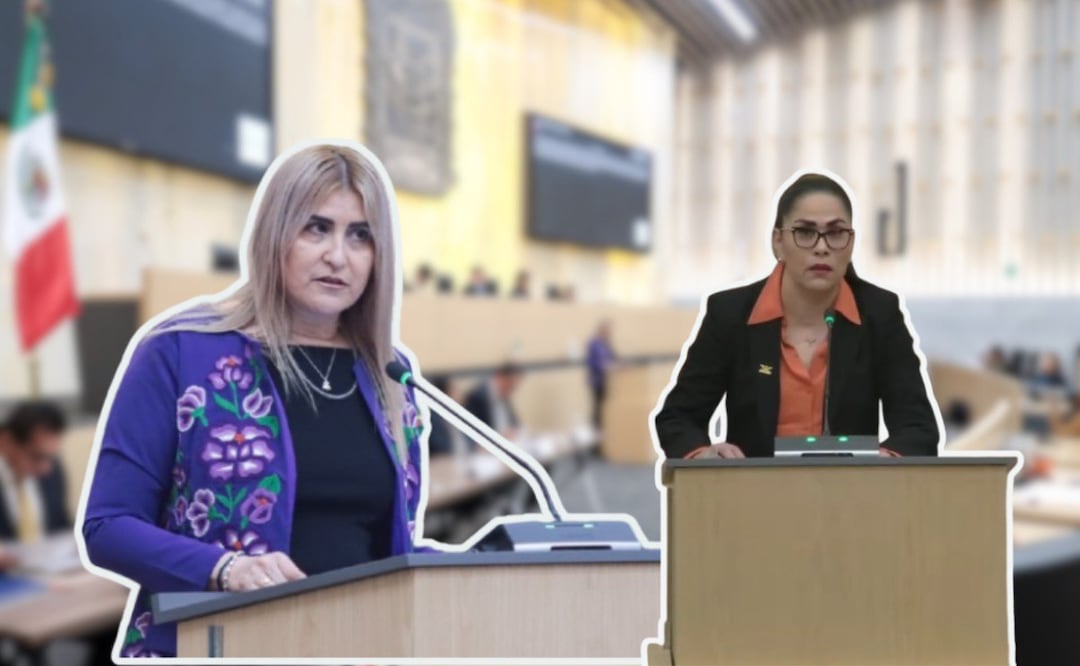 El pleito entre la fiscal y la diputada de MC sucedió ante el pleno del Congreso de Puebla | Foto: EsImagen/Especial