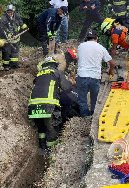 Niñita cae en una zanja de Caleras, queda bajo la tierra y se salva