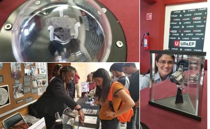 Pedacitos de la luna serán expuestos en universidad poblana, aquí los detalles