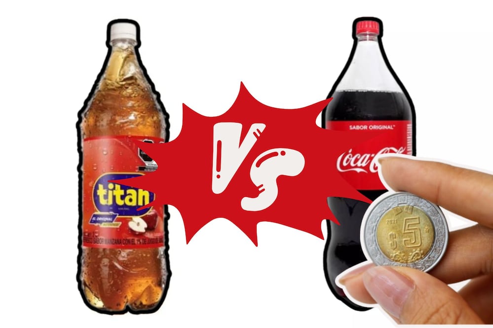 El refresco poblano Titán compite con Coca-Cola | Foto: Aurrerá / Freepik