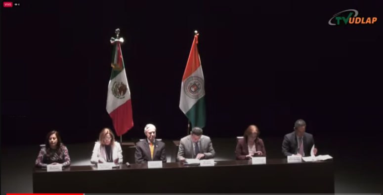 El rector de la UDLAP presentó el “Observatorio de Justicia Abierta 2022” | Foto: Captura de inaimexico