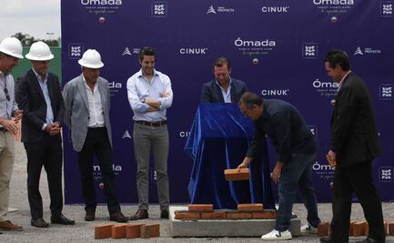 Colocan primera piedra de Ómada, nuevo club deportivo en Puebla