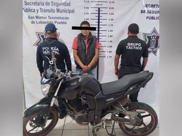Casi lo linchan en Texmelucan por robar una moto