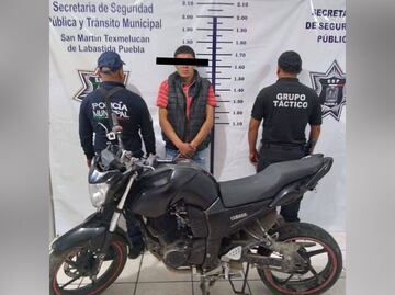 Casi lo linchan en Texmelucan por robar una moto