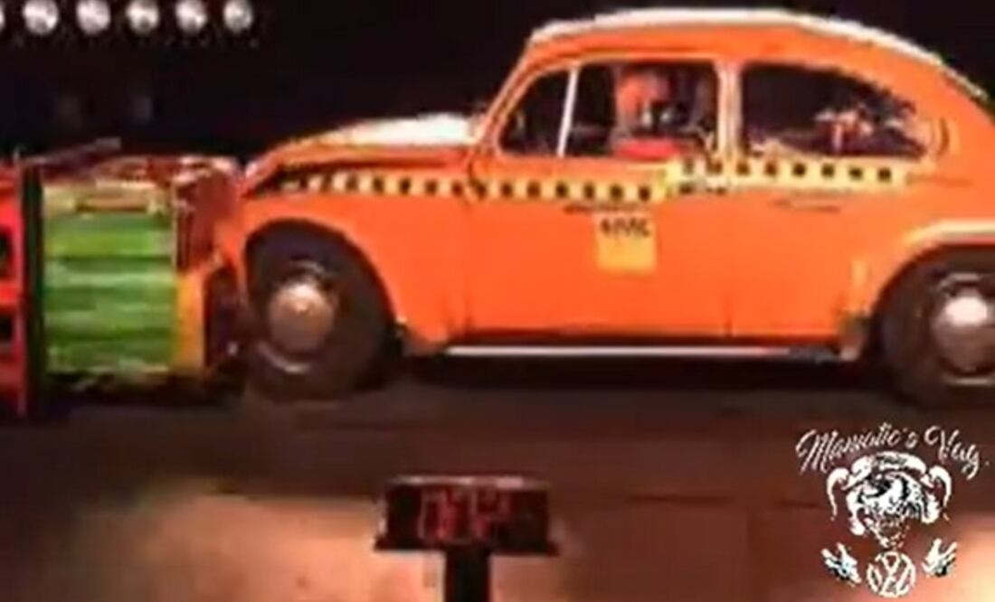 Prueba de Choque Volkswagen Sedán / Foto: Youtube