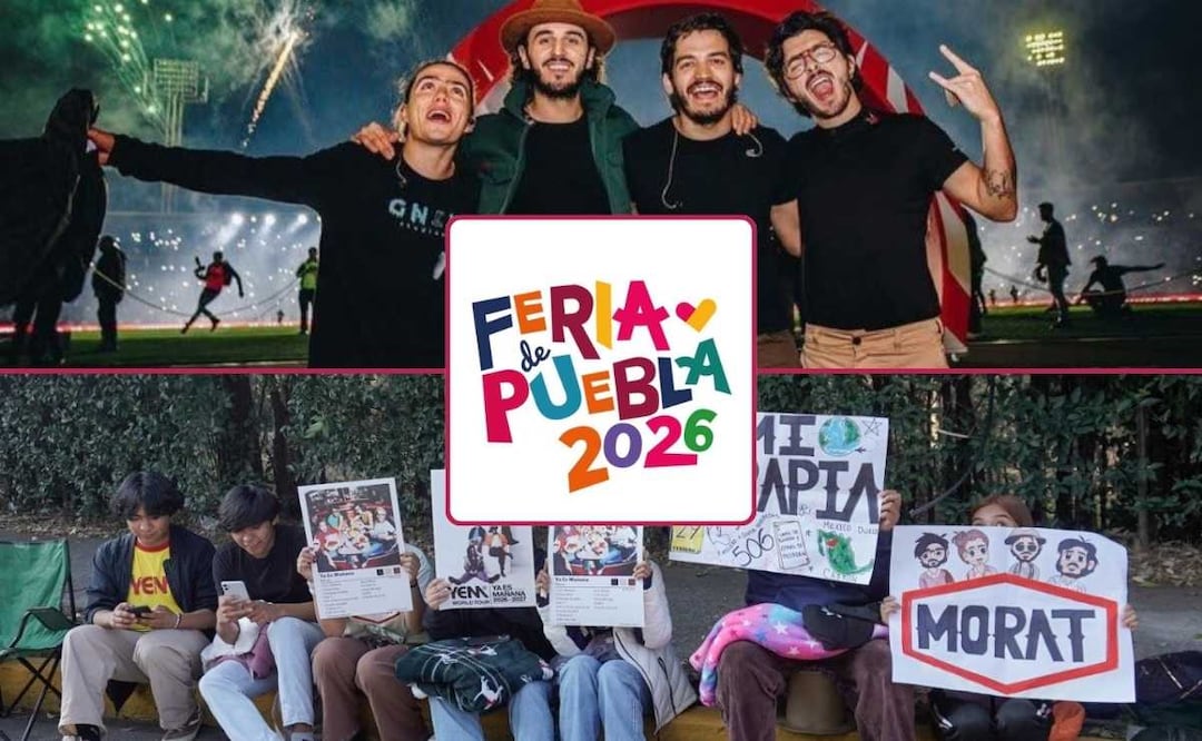 Morat se presenta hoy viernes 24 de abril en la Feria de Puebla | Foto: Facebook Morat/Feria de Puebla/EsImagen