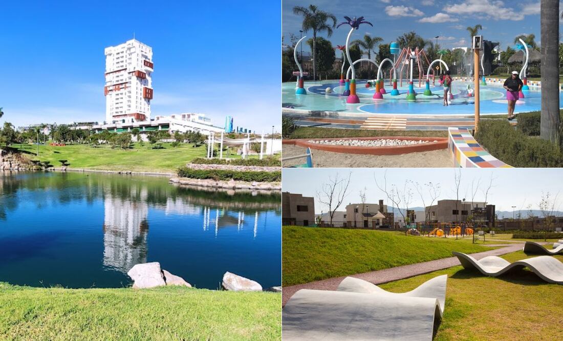 Los parques de Lomas de Angelópolis guardan varios atractivos para los poblanos y visitantes | Foto: Google / Facebook