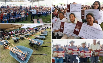 Armenta entrega 3.9 mdp de apoyos para el campo