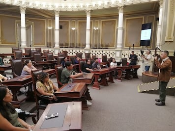 Recibe Congreso del Estado visita de la Coalición Mexicana de la ciudad de Nueva York