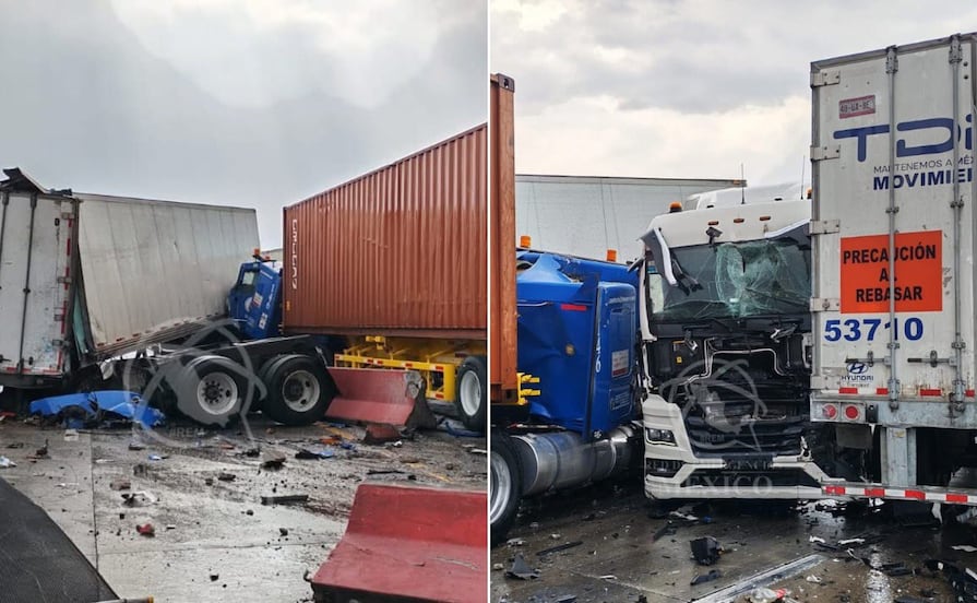 Carambola de tráileres mantiene cerrado el Arco-Norte; hay un muerto