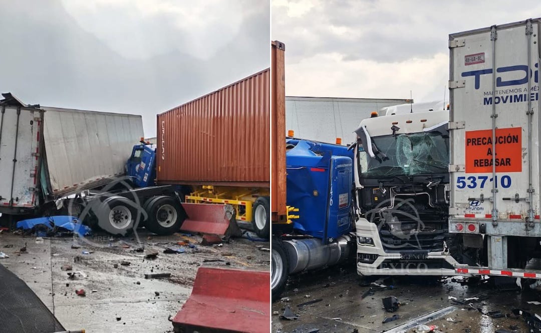 Este jueves se registró un accidente en el Arco Norte | Foto: Red de Emergencias México