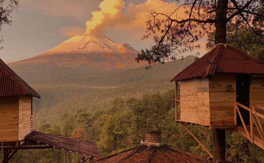 Esta es la hermosa vista que captó una turista desde la aldea | Foto: Sitio web Aldea Pachamama