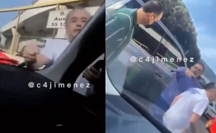 Dueño de porsche junto con sus escoltas agreden a automovilista 