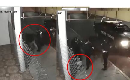 Captan a policías golpeando a conductor en Zinacantepec