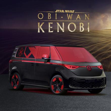 Combi eléctrica ID Buzz de Volkswagen, coquetea con el lado oscuro de la fuerza y lanza edición Star Wars