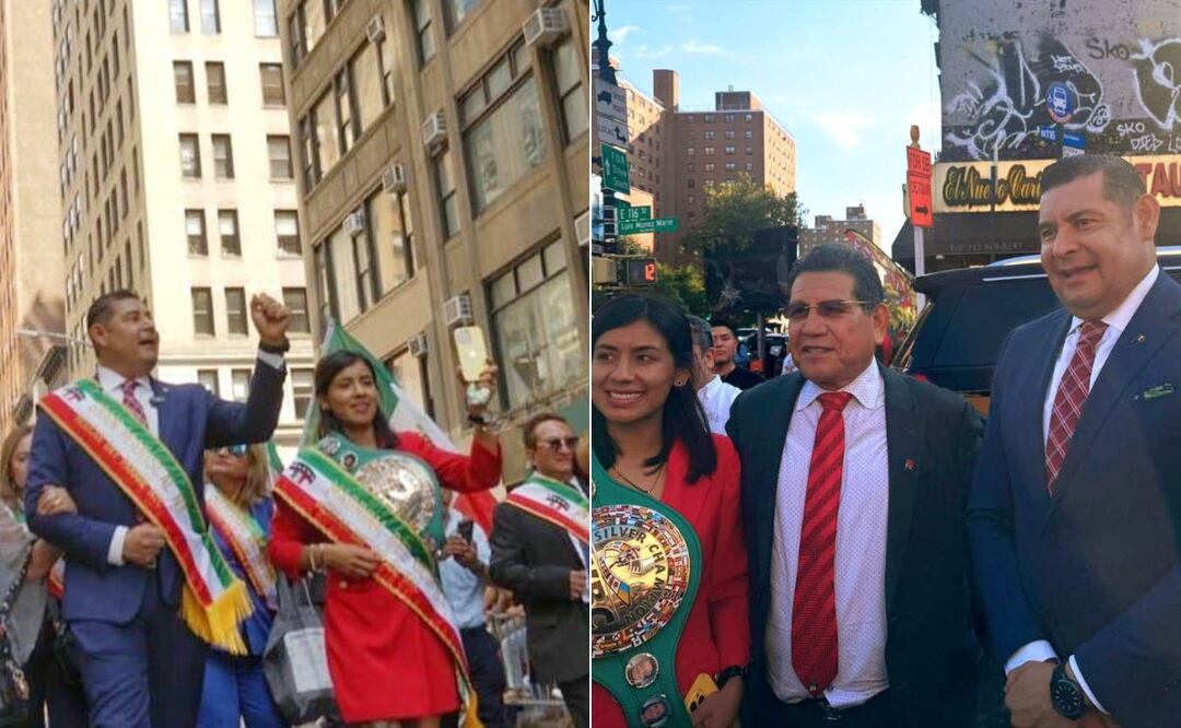 Armenta impulsa la defensa del título mundial Silver de la boxeadora poblana Gaby “La Bonita” Sánchez | Foto: Especial