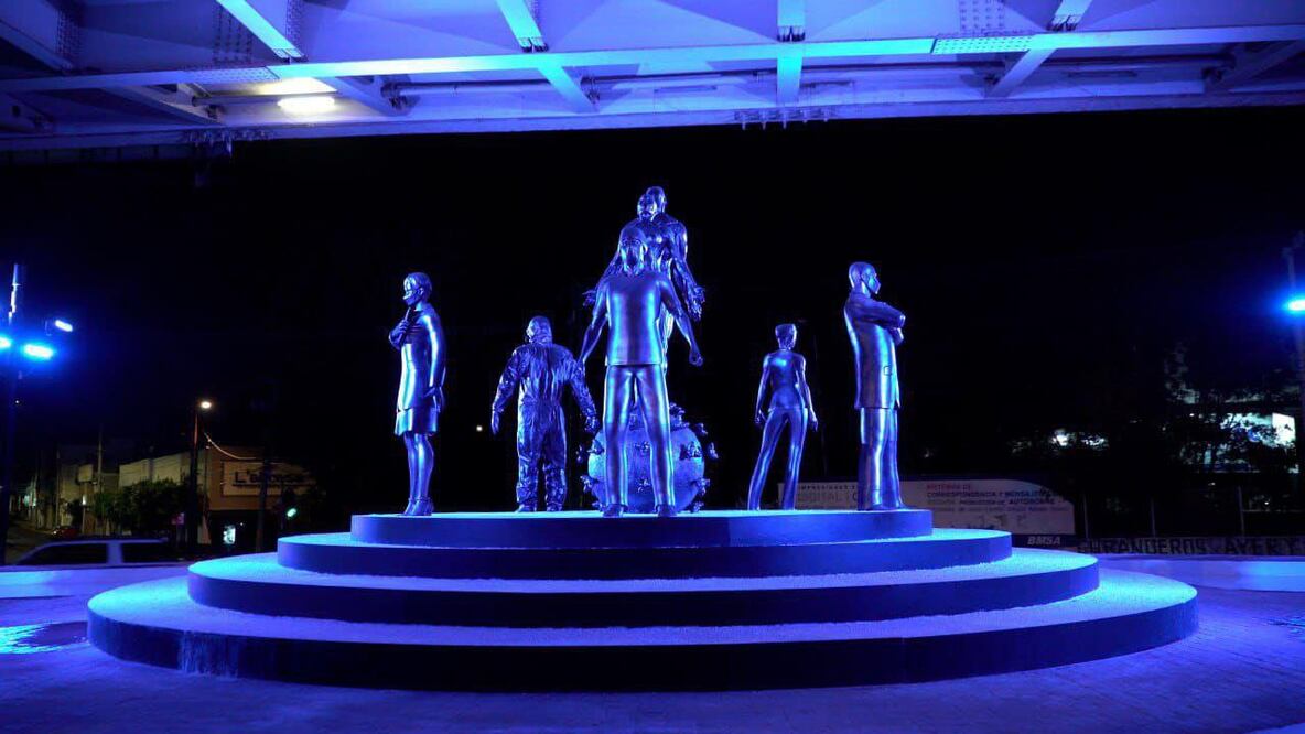 Esta obra se ubica en la rotonda del bulevar 5 de mayo y el bulevar Carlos Camacho | Foto: Ayuntamiento de Puebla