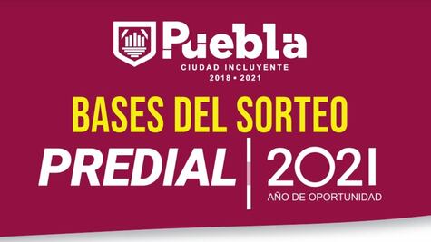 Sorteo predial Puebla 2021 dará 1 millón 950 mil pesos en premios