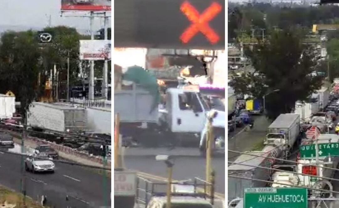 Este lunes caótico hay protestas de transportistas en el centro de país | Foto: Reporte vial del Estado de México