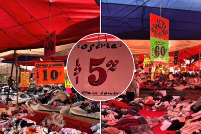 Visita al tianguis de San Isidro: ropa de paca desde $5 hasta $100 pesos